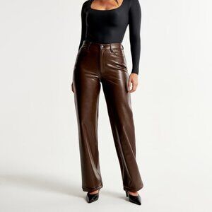 Abecrombie and Fitch Curve Love Leather Pants